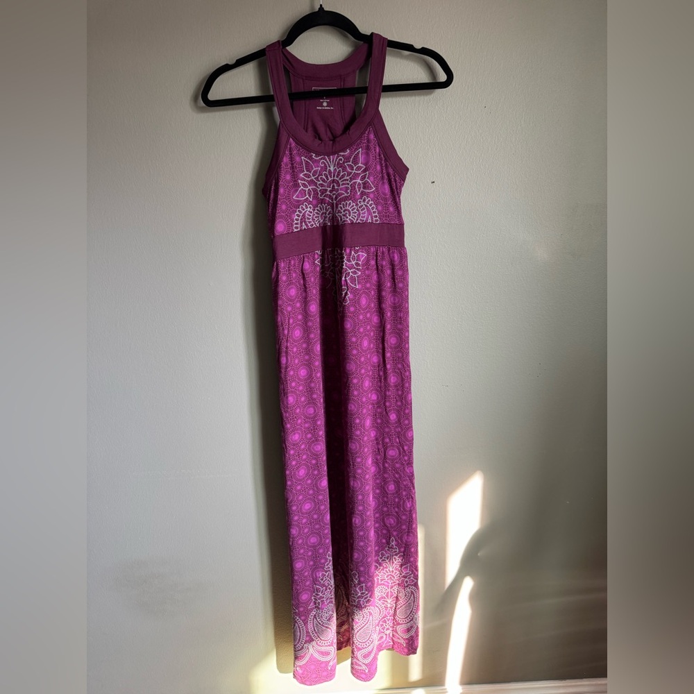 Athleta Purple Sleeveless Maxi Dress